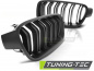Preview: Upgrade Sportgrill Nieren für BMW 3er F30/F31 Limousine/Touring 11-18 matt schwarz in Doppelsteg Design